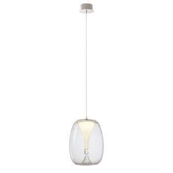 Redo Drop króm-átlátszó  LED függesztett lámpa (RED-01-3629) LED 1 izzós IP20