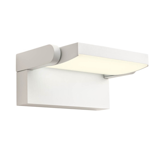 Redo Flip fehér vízvédett LED kültéri fali lámpa (RED-90583) LED 1 izzós IP54