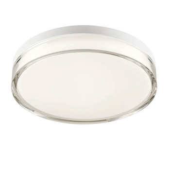 Redo Frisbi fehér vízvédett fürdőszobai LED mennyezeti lámpa (RED-01-3732) LED 1 izzós IP44