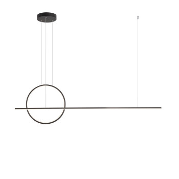 Redo Giotto fekete LED függesztett lámpa (RED-01-1735) LED 1 izzós IP20