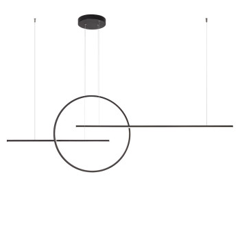 Redo Giotto fekete LED függesztett lámpa (RED-01-1737) LED 1 izzós IP20