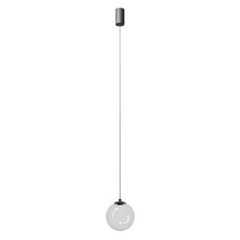 Redo Irides fekete-átlátszó LED függesztett lámpa (RED-01-3957) LED 1 izzós IP20