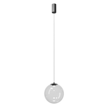 Redo Irides fekete-átlátszó LED függesztett lámpa (RED-01-3959) LED 1 izzós IP20