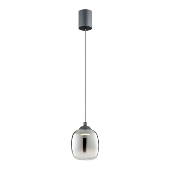 Redo Khadi fekete-füstszínű  LED függesztett lámpa (RED-01-3486) LED 1 izzós IP20