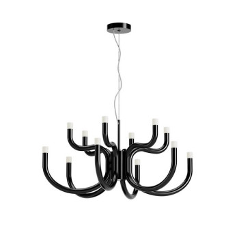 Redo Luxor fekete LED csillár (RED-01-3230) LED 1 izzós IP20