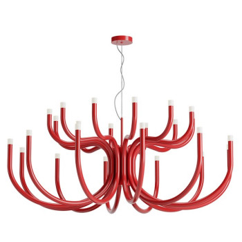 Redo Luxor piros LED csillár (RED-01-3237) LED 1 izzós IP20