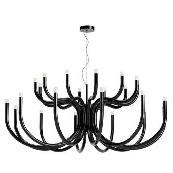 Redo Luxor fekete LED csillár (RED-01-3238) LED 1 izzós IP20
