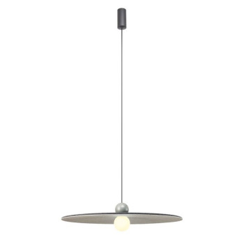 Redo Nuwa szürke-fekete LED függesztett lámpa (RED-01-4110) LED 1 izzós IP20