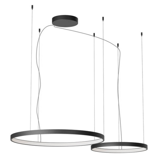 Redo Orion fekete LED függesztett lámpa (RED-01-3881_DALI) LED 1 izzós IP20