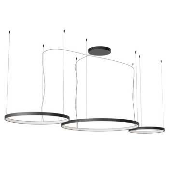 Redo Orion fekete LED függesztett lámpa (RED-01-3885_DALI) LED 1 izzós IP20