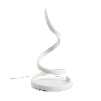 Redo Scroll fehér LED asztali lámpa (RED-01-4278) LED 1 izzós IP20