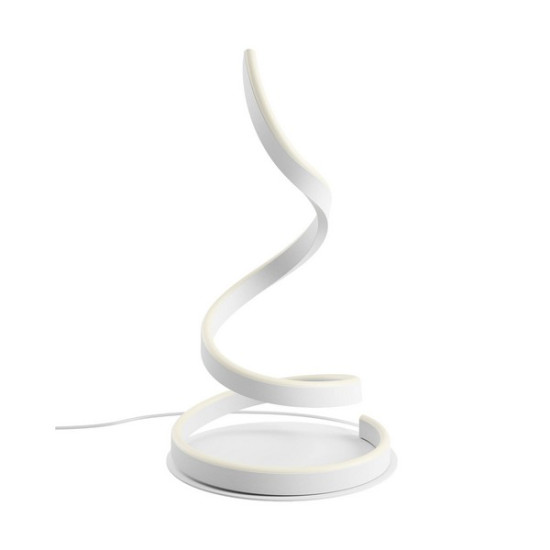 Redo Scroll fehér LED asztali lámpa (RED-01-4278) LED 1 izzós IP20