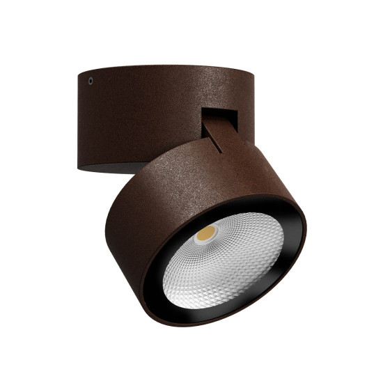 Redo Shaft barna-átlátszó vízvédett LED kültéri fali lámpa (RED-90628) LED 1 izzós IP65