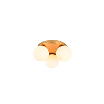 Redo Smarter Bowling arany-fehér mennyezeti lámpa (RED-01-3149) E27 3 izzós IP20