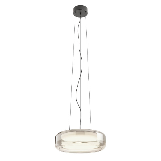 Redo Solera fekete-átlátszó LED függesztett lámpa (RED-01-3592) LED 1 izzós IP20