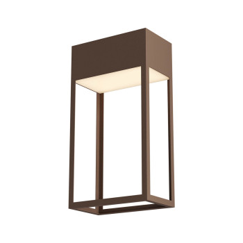 Redo Stand barna-fehér vízvédett LED kültéri fali lámpa (RED-90604) LED 1 izzós IP65