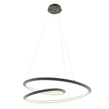 Redo Storm fekete LED függesztett lámpa (RED-01-3381) LED 1 izzós IP20