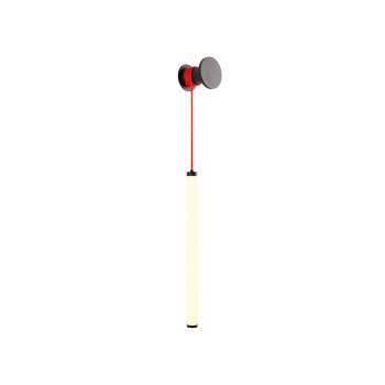 Redo Swing fekete-piros LED fali lámpa (RED-01-3302) LED 1 izzós IP20