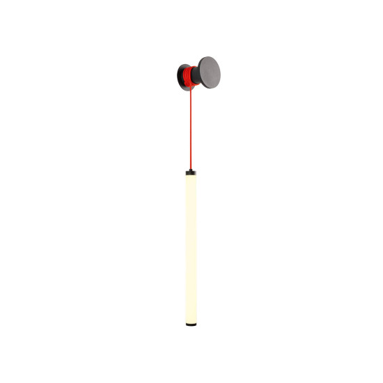 Redo Swing fekete-piros LED fali lámpa (RED-01-3302) LED 1 izzós IP20