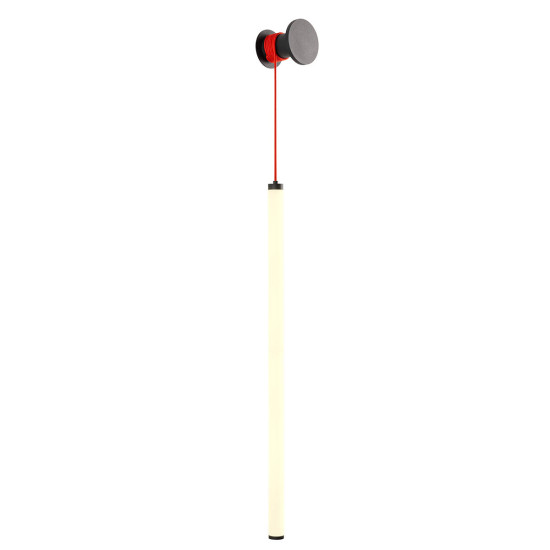 Redo Swing fekete-piros LED fali lámpa (RED-01-3304) LED 1 izzós IP20