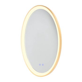 Redo Vanity arany-fehér fürdőszobai tükrös LED fali lámpa (RED-01-3822) LED 1 izzós IP44