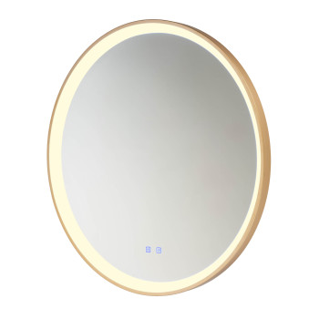 Redo Vanity arany-fehér fürdőszobai tükrös LED fali lámpa (RED-01-3825) LED 1 izzós IP44