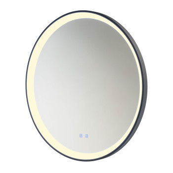 Redo Vanity fekete-fehér fürdőszobai tükrös LED fali lámpa (RED-01-3826) LED 1 izzós IP44