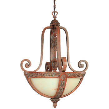 Savoy House Alhambra bronz-fehér függesztett lámpa (SAV-GZ-7-5613-3-95) E27 3 izzós IP20