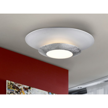 SCHULLER HOLE fehér-ezüst LED mennyezeti lámpa (SCH-148193) LED 1 izzós IP20