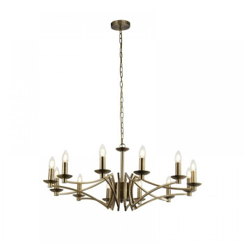 Searchlight Ascot bronz csillár (SL-41312-12AB) E14 12 izzós IP20