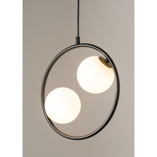 Sigma Aqua fekete-fehér függesztett lámpa (SIG-33410) G9 2 izzós IP20