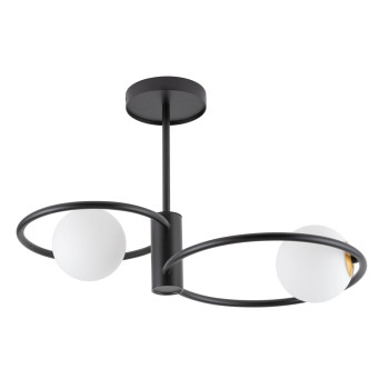 Sigma Aqua fekete-fehér mennyezeti lámpa (SIG-33462) G9 2 izzós IP20
