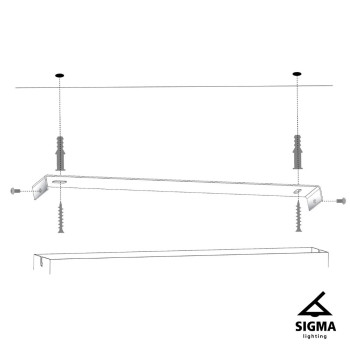 Sigma Argon arany-fehér mennyezeti/fali lámpa (SIG-33280) G9 3 izzós IP20