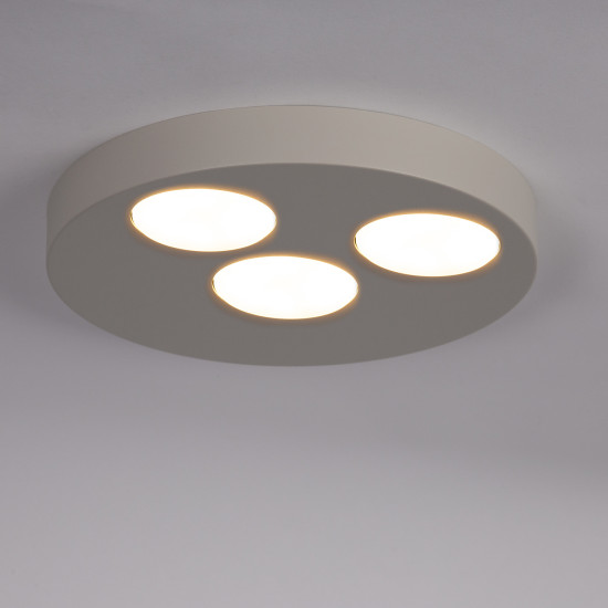 Sigma Bros bézs-fehér mennyezeti lámpa (SIG-40838) GX53 3 izzós IP20
