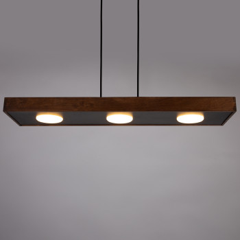 Sigma Dalia fekete-barna függesztett lámpa (SIG-41005) GX53 3 izzós IP20
