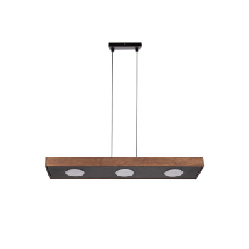 Sigma Dalia fekete-barna függesztett lámpa (SIG-41005) GX53 3 izzós IP20
