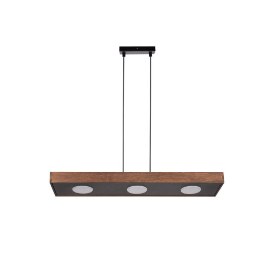Sigma Dalia fekete-barna függesztett lámpa (SIG-41005) GX53 3 izzós IP20