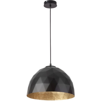 Sigma Diament fekete-arany függesztett lámpa (SIG-31371) E27 1 izzós IP20
