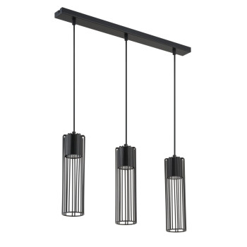 Sigma Fobia fekete függesztett lámpa (SIG-33453) GU10 3 izzós IP20