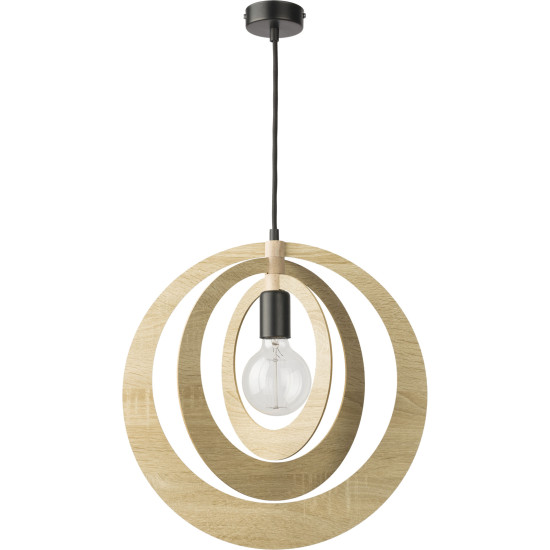 Sigma Glam barna-fekete függesztett lámpa (SIG-31363) E27 1 izzós IP20