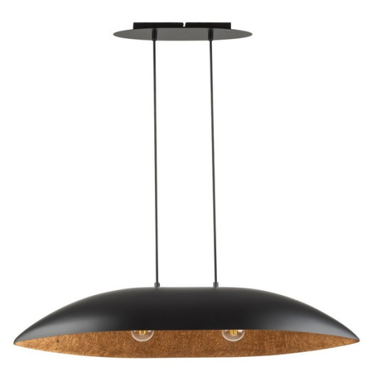 Sigma Gondola fekete-réz függesztett lámpa (SIG-40635) E27 2 izzós IP20