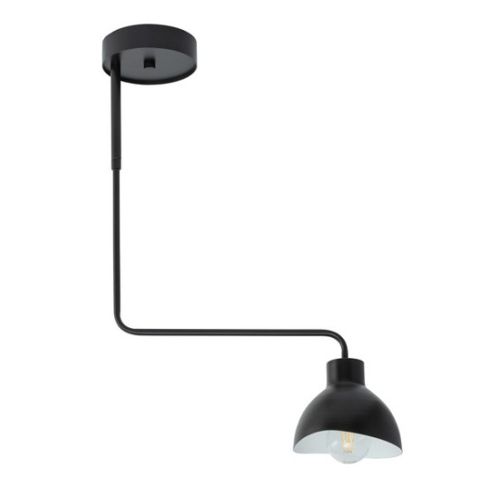 Sigma Holi fekete mennyezeti lámpa (SIG-32445) E27 1 izzós IP20