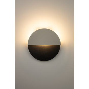 Sigma Luna fekete-bézs LED fali lámpa (SIG-40859) LED 1 izzós IP20