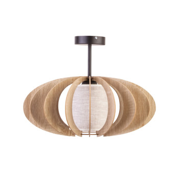 Sigma Modern barna-fekete mennyezeti lámpa (SIG-31321) E27 1 izzós IP20