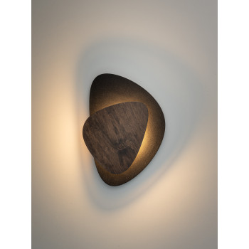 Sigma Pedra fekete-barna LED fali lámpa (SIG-40869) LED 1 izzós IP20