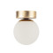 Sigma Perla Lux arany-fehér mennyezeti lámpa (SIG-40775) G9 1 izzós IP20