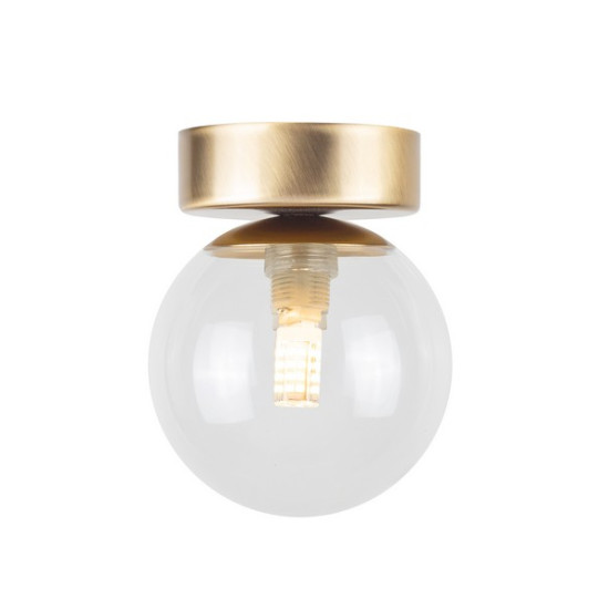 Sigma Perla Lux arany-átlátszó mennyezeti lámpa (SIG-40851) G9 1 izzós IP20