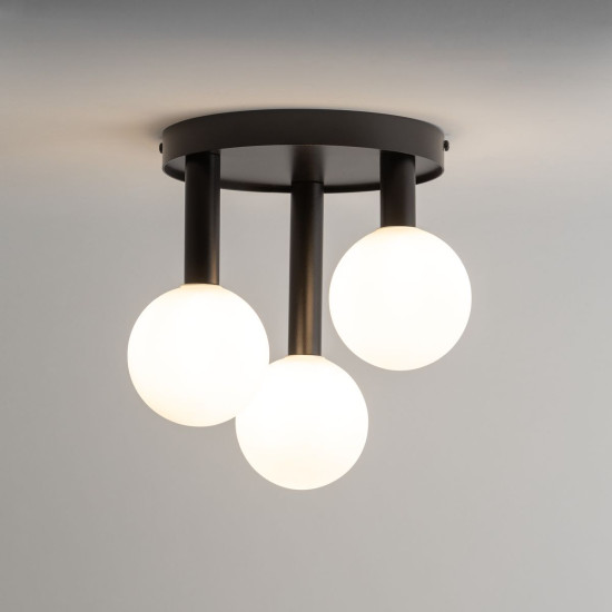 Sigma Perla fekete-fehér mennyezeti lámpa (SIG-33484) G9 3 izzós IP20