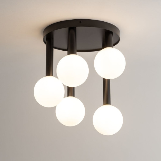 Sigma Perla fekete-fehér mennyezeti lámpa (SIG-33485) G9 5 izzós IP20