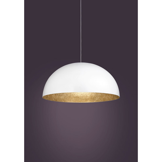 Sigma Sfera fehér-arany függesztett lámpa (SIG-30127) E27 1 izzós IP20